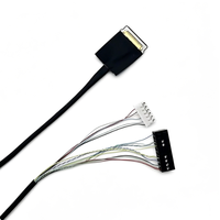 NV133HCG-52 20523-30P Industrieller EDP-Bildschirm LVDS-Kabel IP65 Silikonmantel 0,4mm Abstand