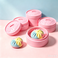 Crackle Mystery Rainbow Squishy Toy Blind Box Squeeze Fidget Toy Crispy Sound Stress Relief Simulation Food Kids Surprise Gift