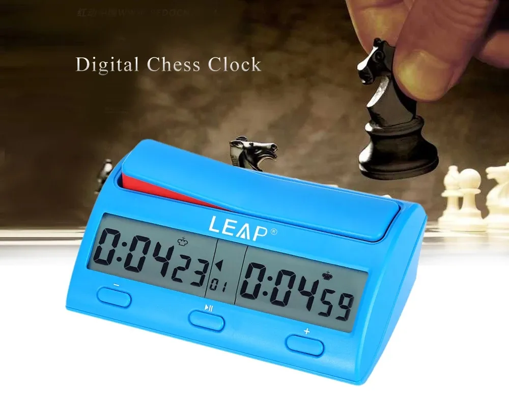 CHRT-Reloj de ajedrez Digital profesional, cronómetro de cuenta atrás, novedad, juego práctico multifuncional, competición