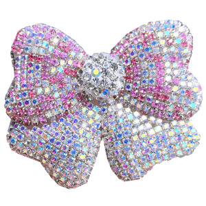 Broche de Luxo Grande com Laço de Diamante e Zircônia, Decoração para Capa de Celular, Bolsa e Artesanato <span class=keywords><strong>DIY</strong></span> - Product Image 1