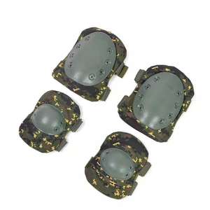 Protector de Codo y Rodilla HB408 de Alta Calidad para Cosplay, Camuflaje Digital Selva, Color Negro Caqui ACU - Product Image 1