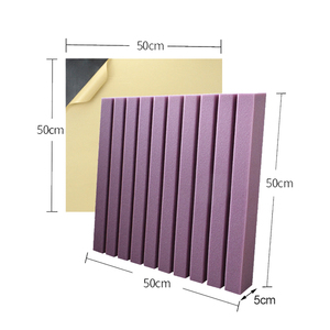 YuanYuan แผงอะคูสติกสำหรับห้องสื่อ,แผงติดผนังอะคูสติกแบบมีกาว<span class=keywords><strong>3D</strong></span> แผ่นกระจายเสียงสำหรับสตูดิโอ - Product Image 3