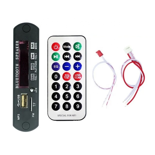MP3 WMA Decoder Board Audio Module USB TF Radio BT-compatible Wireless Music Car MP3 Player With Remote Control