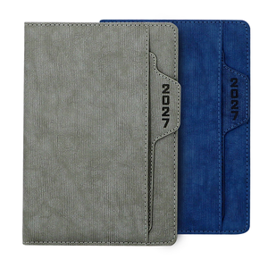 Agendas de Lujo 2027, Tamaño A5, Diario Personalizado con Cubierta de PU con Rayas Verticales, Bolsillos Ocultos Multicapa, para Regalo Empresarial - Product Image 1