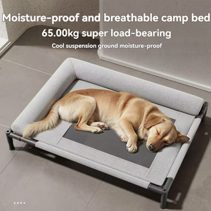 <span class=keywords><strong>Lit</strong></span> orthopédique respirant lavable <span class=keywords><strong>pour</strong></span> animaux de compagnie avec couverture amovible <span class=keywords><strong>Lit</strong></span> <span class=keywords><strong>pour</strong></span> <span class=keywords><strong>chien</strong></span> <span class=keywords><strong>surélevé</strong></span> étanche à l'humidité <span class=keywords><strong>pour</strong></span> le camping en toute saison - Product Image 3