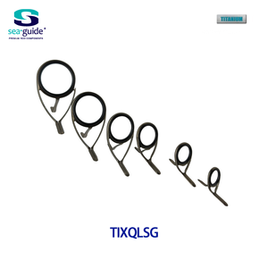 Anneau en titane Seaguide TiXQG SIC, guide anti-emmêlement, cadre incliné à double <span class=keywords><strong>pied</strong></span> RS LS pour cannes à pêche à lancer et à mouche, 1 pièce - Product Image 2