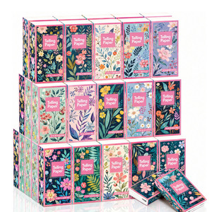 50 paquets de mouchoirs de poche portables, mouchoirs faciaux doux 4 plis, 500 feuilles, forte absorption, format voyage - Product Image 1