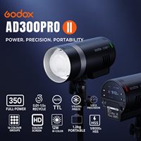 Flash Estroboscópico para Exteriores Godox AD300Pro 300Ws TTL HSS con Softbox de Liberación Rápida AD-S65S de 65cm, Montura Godox para Estudio y Transmisiones en Vivo en YouTube