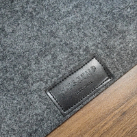 Tapis de bureau antidérapant en feutre de laine doux et durable, sur mesure, couleurs variées, pour ordinateur, clavier et souris, grande taille