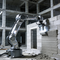 Robot d'impression 3D haute vitesse pour la construction CNGBS GEO RC1-3100 Imprimante architecturale multi-scénarios pour béton et polymères