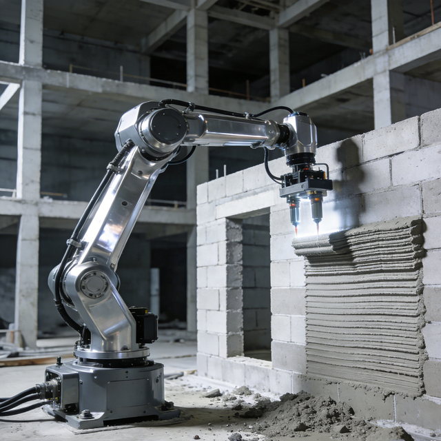 High Speed 3D Printing Robot for Construction CNGBS GEO RC1-3100 Multi-scenario Concrete Polymer Architectural Printer