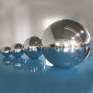 Buôn bán sỉ：Bóng gương phồng bạc、Quả cầu gương kim loại、Bóng gương phồng cần bán - Product Image 4