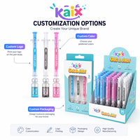 Stylo gel fantaisie en forme de seringue KAIX Fun Design Factory Direct, écriture fluide, idéal pour les récompenses en classe