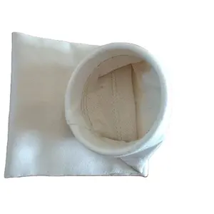 Fibre de verre personnalisée tissée avec membrane PTFE 1.8-2mm, sac de filtre à poussière d'air, maison pour collecteur de poussière, centrale électrique