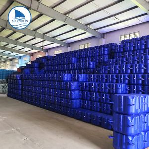 Ponton en alliage d'aluminium pour yacht marin, ponton flottant noir, flotteurs noirs, quai - Product Image 4