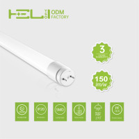 Tubo de Luz LED T8 con Certificación CE RoHS, 18W, 2700LM, 6500K, G13, 270 °   Tubo de PC para Oficina, Almacén, Pasillo, Garaje