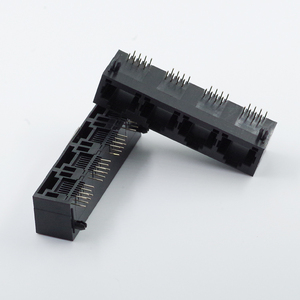 <span class=keywords><strong>Rj45</strong></span> 8-<span class=keywords><strong>Port</strong></span> 8P8C Giao diện mạng ổ cắm kết nối 1x4 cổng <span class=keywords><strong>PCB</strong></span> Jack 125VAC 1.5A - Product Image 2