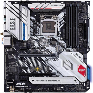 เมนบอร์ด PLC Z490 <span class=keywords><strong>GUNDAM</strong></span> WIFI LGA 1200 (Intel รุ่นที่ 10) Z490 ATX รองรับการเขียนโปรแกรม PLC RS485 สำหรับควบคุมอุตสาหกรรม-จำหน่ายจำนวนมาก - Product Image 1