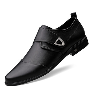 Chaussures carrées souples en cuir de vachette, à lacets, avec des propriétés antidérapantes et respirantes. Chaussures de ville en cuir légères. - Product Image 6