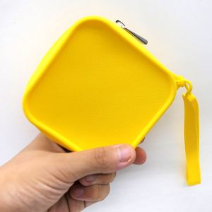 Small square Bag, Change Storage, Silicone Bag, <b>Lipstick</b> Card Bag, Key Charger, Cosmetics Storage Bag - Product Image 3