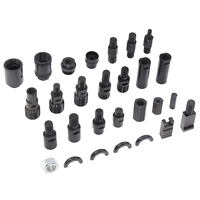 Kit d'outils d'extraction universels pour injecteurs de carburant diesel de véhicules, 40 pièces, MT4403
