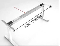 Scrivania Elettrica OTi Moderna con Altezza Regolabile, Gestione Cavi, Lavoro Indipendente, Telaio Sit-Stand, Durata 3-5 Anni