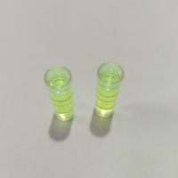 Petites Niveleuses à Bulle Cylindriques 9,5x31mm en PMMA – Mini Niveau à Bulle Horizontal pour Outils de Mesure et de Tracé