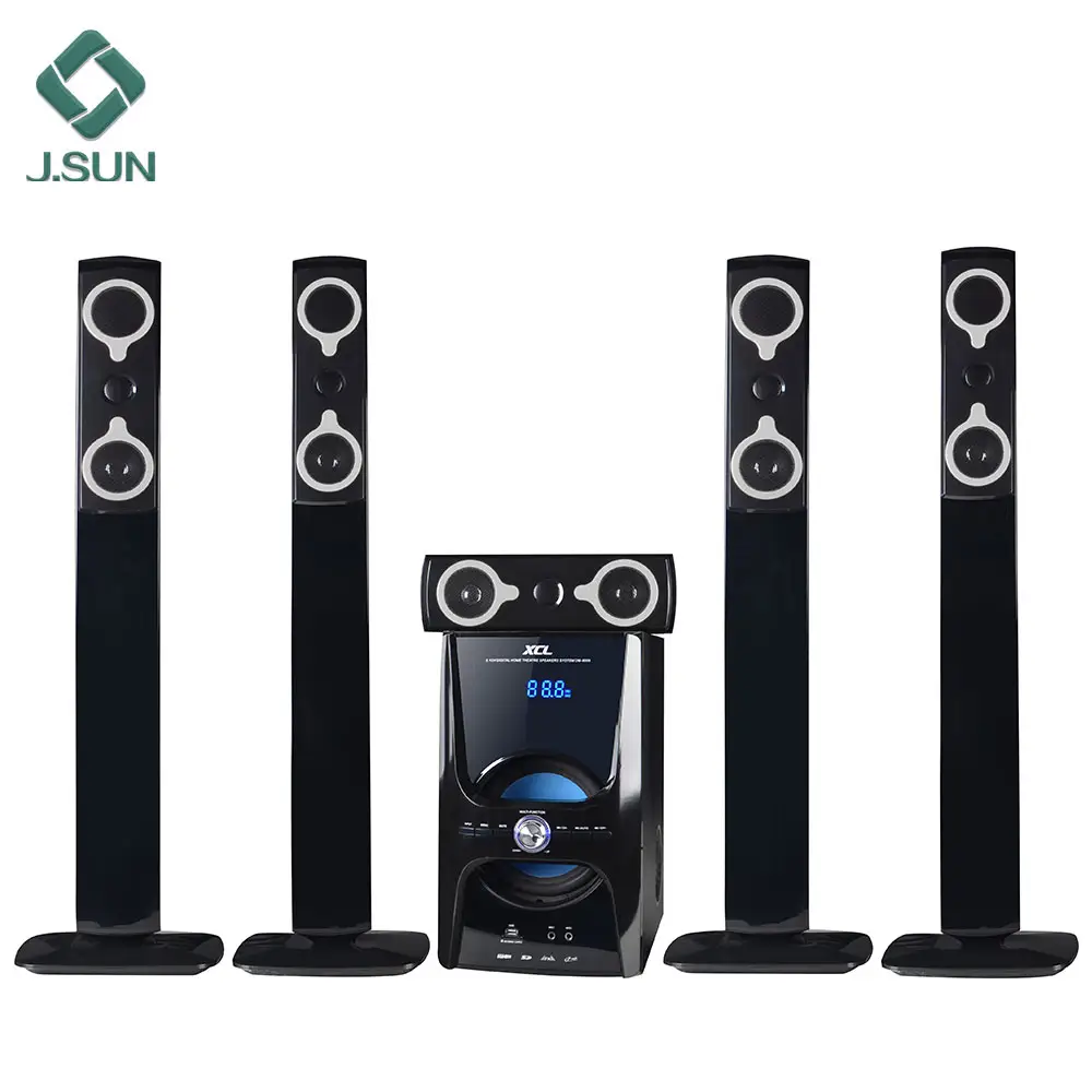 High quality professional 5.1 home theater speaker with microphone from J.SUN