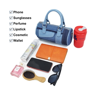 2024 nouveauté dames femme léger Denim Jean bandoulière <span class=keywords><strong>sac</strong></span> à <span class=keywords><strong>main</strong></span> décontracté fourre-tout <span class=keywords><strong>sac</strong></span> à bandoulière pour femmes adolescentes - Product Image 3