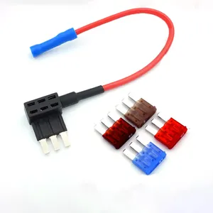 Factory Wholesale Fuse Tap16awg Acm Mini Micro Standard Micro3 Micro2 Holder Plug In Blade Car Fuse Tap Fuse Holder Automotive