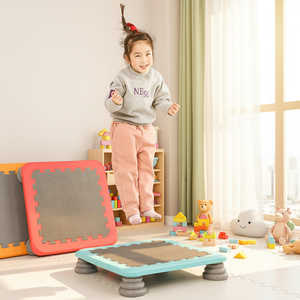 Trampoline écologique pour enfants, équipement d'entraînement sensoriel, jeu d'équilibre intérieur, jouet pour enfants, <span class=keywords><strong>mini</strong></span> parc d'attractions - Product Image 1