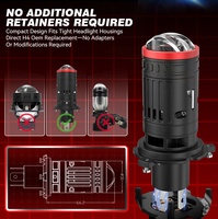 Ampoule de phare LED H4 mini à double optique pour projecteur, vente en gros, alimentation directe usine, Plug & Play, performance thermique optimisée