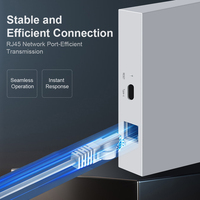 Passerelle ZigBee TOGW-ZG1 3.0 avec chipset ESP32 et pont filaire RJ45 pour contrôle vocal via application et Alexa