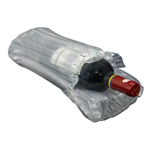 Saco Coluna De Ar Forte Pacote Protetor Air Bags Infláveis Para Garrafa De Vinho Embalagem De Bolha Protetora De Vidro De Vinho