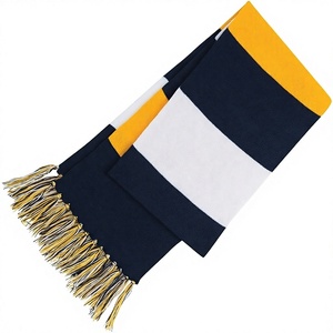 Écharpe longue en polyester pour homme, style renard, respirante, écologique, avec pompons, idéale pour l'hiver et les occasions décontractées - Product Image 1