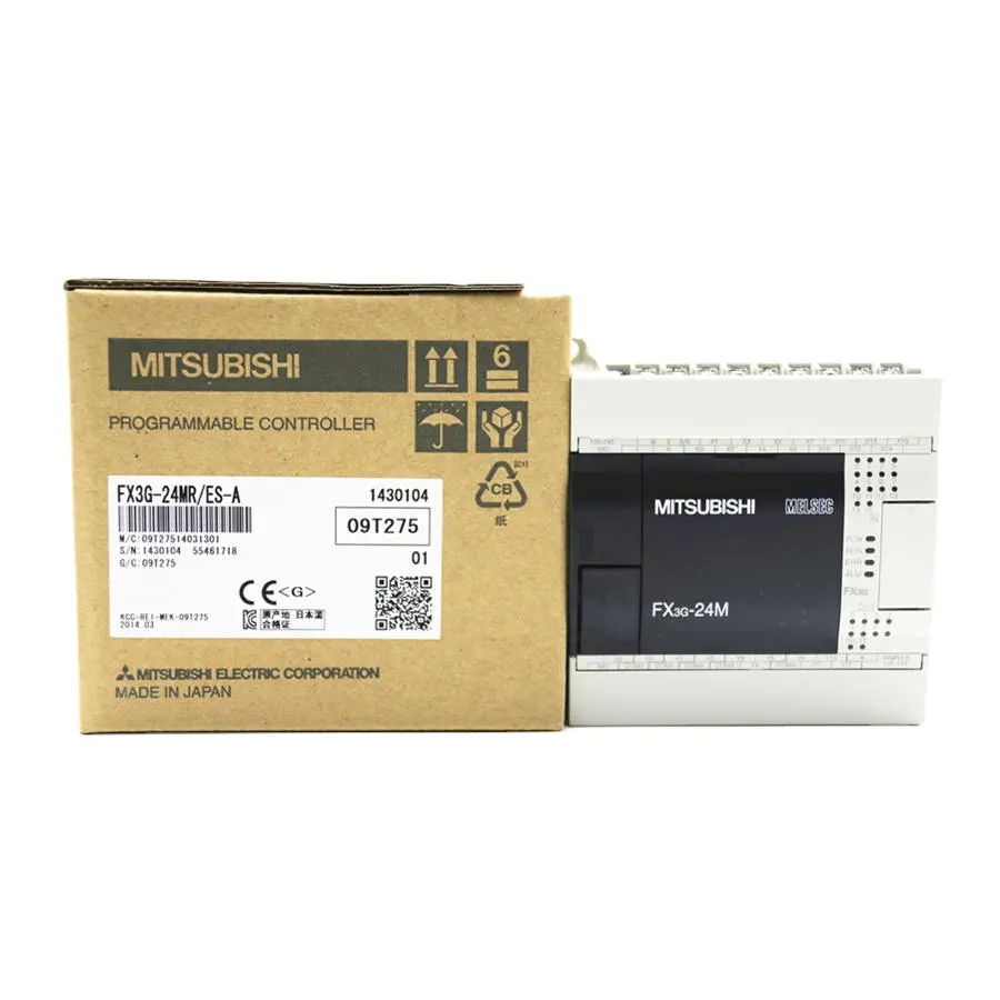 Mitsubishi PLC parte originale Melsec FX serie FX3G 24MR modulo i/o FX3G-24MR/ES-A