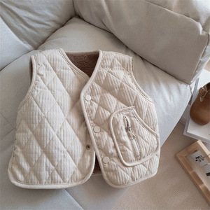 Ropa <span class=keywords><strong>de</strong></span> Otoño e Invierno <span class=keywords><strong>para</strong></span> Bebés, <span class=keywords><strong>Chaleco</strong></span> <span class=keywords><strong>de</strong></span> <span class=keywords><strong>Lana</strong></span> <span class=keywords><strong>de</strong></span> Cordero <span class=keywords><strong>para</strong></span> Niños y Niñas, Ropa Interior y Exterior Gruesa - Product Image 3
