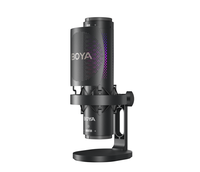 BOYA K9 RGB Lumière Microphone Filaire Professionnel Streaming Portable Usb Microphone Studio Enregistrement Microphone De Jeu