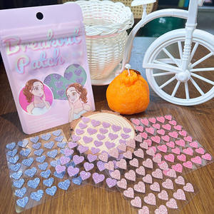 Parches coreanos hidrocoloides impermeables con forma de corazón y purpurina para el <span class=keywords><strong>tratamiento</strong></span> localizado del acné, antiacné, para espinillas y manchas. - Product Image 2