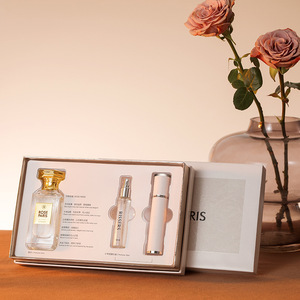 Coffret cadeau haut de gamme <span class=keywords><strong>Paris</strong></span> Rose Parfum oriental frais et durable Parfum pour femme Rose naturelle légère Luxe pour femme - Product Image 2