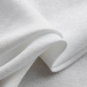 Tissu de rideau en voile transparent de style lin, tissé, pour le salon, fourni par l'usine - Product Image 5