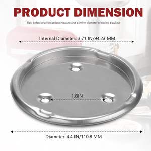 Vis de fixation du bol mélangeur W10191926 pour Whirlpool, KitchenAid, Kenmore – Pièce de rechange pour batteur sur socle - Product Image 4