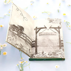 Custom <b>Book</b> Printing Service HardCover with Colorful Sprayed-Edge Patterns Offset Paper Perfect Binding with Section Sewn - Product Image 3