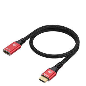 Cáp mở rộng <span class=keywords><strong>HDMI</strong></span> siêu tốc độ cao 0.5M 1m 1.5m 1.8M 2M mạ vàng <span class=keywords><strong>HDMI</strong></span> Extender Adapter cáp 8K 4K 48gbps Nam sang nữ - Product Image 1