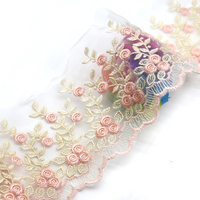 10CM largeur maille dentelle brodé fleur bricolage à la main Patchwork dentelle ruban de garniture pour fournitures de couture artisanat Textile à la maison