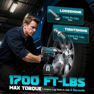 Clé à chocs <span class=keywords><strong>électrique</strong></span> <span class=keywords><strong>sans</strong></span> <span class=keywords><strong>fil</strong></span> de qualité industrielle, idéale pour les chantiers de construction et les ateliers de réparation automobile - Product Image 3