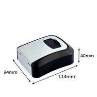 Mini Caja de Seguridad con Cerradura de Contraseña, Caja de Seguridad para Llaves Montada en Pared Exterior con Ojo de Gato, Antirrobo, para Hogar, Oficina, Interior