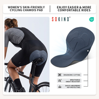 Coussin de selle de vélo ergonomique haute densité personnalisé, multicolore, en Spandex/Nylon, perforé, séchage rapide, respirant, écologique pour
