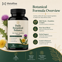 Capsules de bien-être hépatique à marque privée OEM, complément nutritionnel botanique à base de plantes