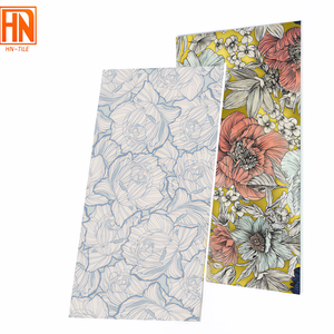 Azulejos <span class=keywords><strong>de</strong></span> Porcelanato 600x1200, Modernos, Florales, Acabado Mate, Antideslizantes, 9MM <span class=keywords><strong>de</strong></span> Grosor, para Baño y Sala <span class=keywords><strong>de</strong></span> Estar - Product Image 1